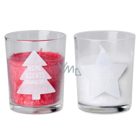 Adpal Stearin Home Scents vonná svíčka ve skle 60 x 65 mm mix barev