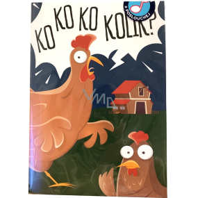 Albi Przekąski z efektami do koperty Na urodziny Koktajlowy kogut 14,8 x 21 cm