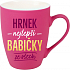 Albi Sametový hrnek Nejlepší babička růžový 300 ml