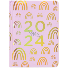 Albi Diář 2024 týdenní Duha 12 x 16,8 x 1,5 cm Albi Diář 2024 týdenní Duha 12 x 16,8 x 1,5 cm