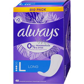 Always Daily Protect Long bez zapachów wkładki do bielizny 48 sztuk