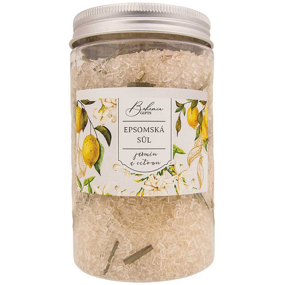 Bohemia Gifts Epsomska sól z ziołami Jaśmin i Cytryna 400 g