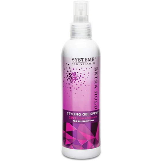 Systeme Pro-vitamin Extra hold stylingový gel ve spreji 250 ml