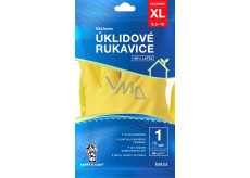 BALhome rękawice do sprzątania z lateksu, żółte, rozmiar XL