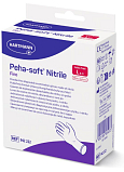 Peha-Soft rękawice nitrilowe bez lateksu, rozmiar L, 10 sztuk