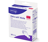 Peha-Soft rękawice nitrilowe bez lateksu, rozmiar L, 10 sztuk