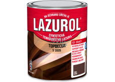 Lazurol Topdecor S1035 tenkovrstvá lazura na dřevo T083 višeň, 750 ml