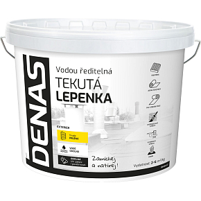 DENAS TEKUTÁ LEPENKA hydroizolační, 0110 jasnoszara, 15 kg