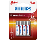 Baterie Philips Power Alkaline 2 ks AAA LR03 Micro 1,5V