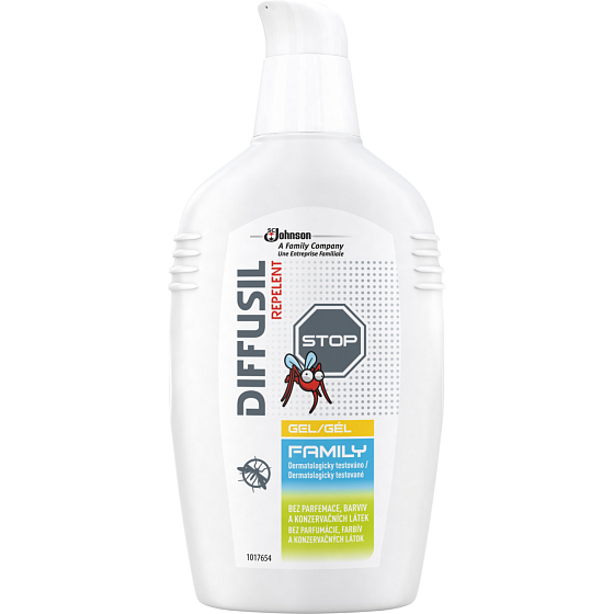 Diffusil Family Gel repelent w formie żelu, 100 ml