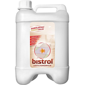 Bistrol samoleštící vosková emulze na podlahy, 5 l