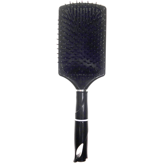Kartáč na vlasy plochý 26 cm černý
