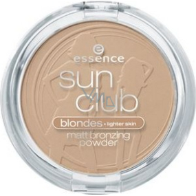 Essence Sun Club Blondes matujący brązujący puder 01 Natural 15 g