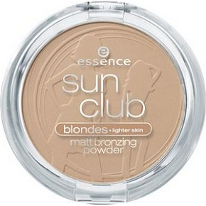 Essence Sun Club Blondes matujący brązujący puder 01 Natural 15 g