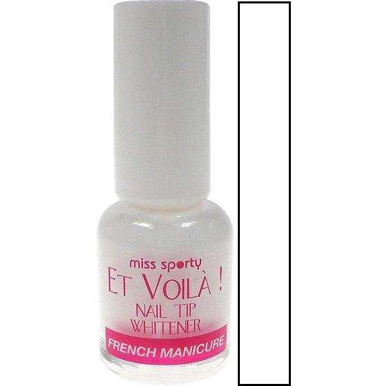 Miss Sporty Et Voilá Nail Tip Whitener lak na nehty 001 White 8 ml