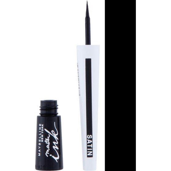 Maybelline Master Ink Precise Satin oční linky 01 Luminous Black 3 g