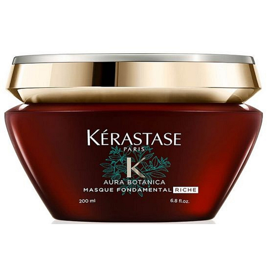 Kérastase Aura Botanica Masque Fondamental Riche vyživující maska bez silikonů pro suché vlasy 200 ml