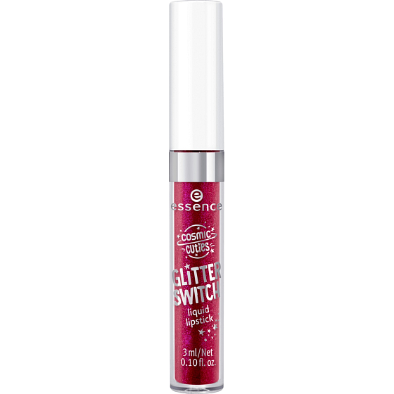 Essence Cosmic Cuties Glitter Switch tekutá rtěnka 03 Sparkling Bordeaux 3 ml