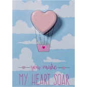 Bomb Cosmetics You Make My Heart Soar Musujące kąpiele z balistyką 40 g