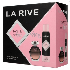 La Rive Taste of Kiss parfémovaná voda pro ženy 100 ml + deodorant sprej 150 ml, dárková sada La Rive Taste of Kiss parfémovaná voda pro ženy 100 ml + deodorant sprej 150 ml, dárková sada