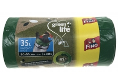 Fino Green Life Worek na śmieci 35 l 50 x 55 cm 22 sztuk
