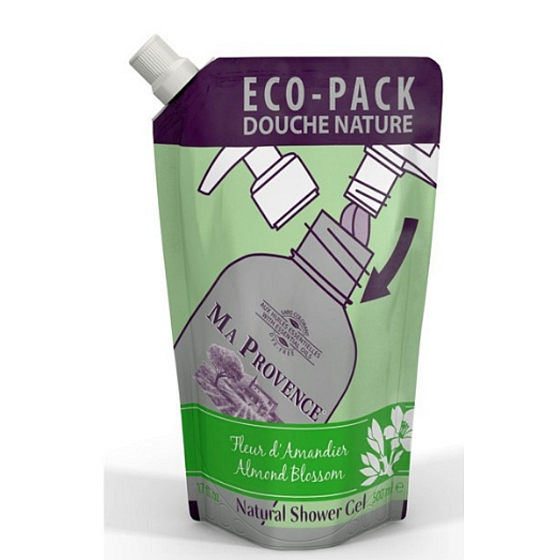Ma Provence Bio Mandlové květy sprchový gel náhradní náplň 500 ml
