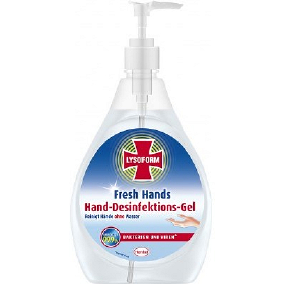 Lysoform Fresh Hands Dezinfekční gel na ruce dávkovač 480 ml