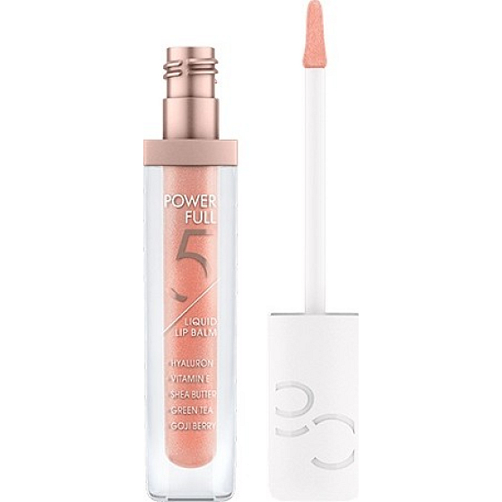 Catrice Power Full 5 Liquid Lip Balm balzám na rty 020 Pearly Peach 4,5 ml