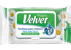 Velvet Camomile & Alove Vera chusteczki nawilżane, 42 szt.
