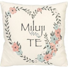 Albi Humorný polštář velký Miluji tě 36 x 30 cm
