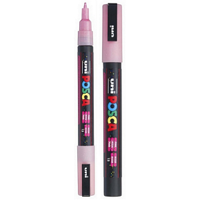 Posca Uniwersalny akrylowy marker 0,9 - 1,3 mm Różowy PC-3M