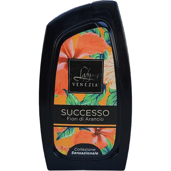 Lady Venezia Successo Fiori di Arancio - Pomerančové květy gelový osvěžovač vzduchu vanička 140 ml