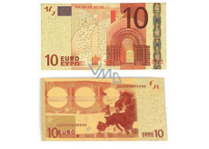 Talisman Złoty plastikowy banknot 10 EUR