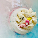 Bomb Cosmetics Unicorns & Halos - Niebieski jednorożec musująca kula do kąpieli 160 g