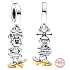 Zawieszka ze srebra próby 925 Disney 100. rocznica Minnie Mouse, do bransoletki