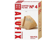 Alufix Filtry do kawy 4 rozmiary 100 sztuk
