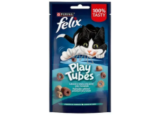 Felix Play Tubes ryba a kreveta, smakołak dla dorosłych kotów 50 g