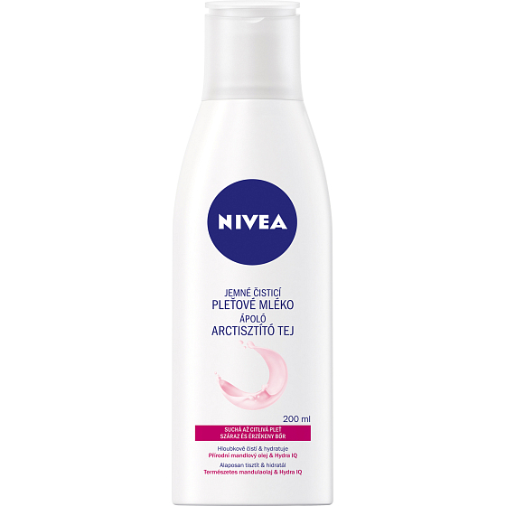 Nivea Indulging Cleansing Milk jemné čisticí pleťové mléko, 200 ml