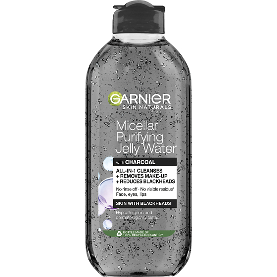 Garnier Pure Active Żelowa Woda Micelarna z Węglem Aktywnym, 400 ml