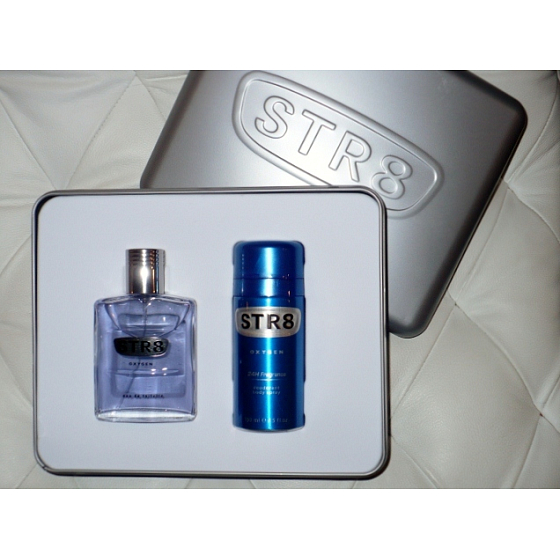 Str8 Oxygen voda po holení 100 ml+ deodorant sprej 150 ml, kosmetická sada