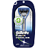 Gillette Fusion ProGlide Silver Protection holicí strojek pro citlivou pokožku + náhradní hlavice 2 kusy, pro muže