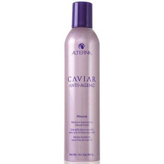 Alterna Caviar Volume Amplifying Mousse kaviárová koncentrovaná pěna poskytující objem, strukturu, držení, tvar vlasů 400 ml