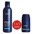 Ziaja Men Duo Concept hydratační sprchový gel 300 ml + kuličkový antiperspirant deodorant roll-on pro muže 60 ml, duopack