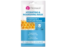 Dermacol Hydrating & Nourishing Mask tkaninowa 3D nawilżająca i odżywcza maska 15 ml