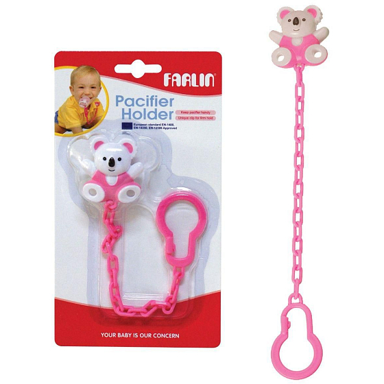 Baby Farlin Zaczep do smoczków Koala 1 sztuka różne kolory