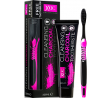Xoc Charcoal Toothpaste pasta do zębów z aktywnym węglem 100 ml + szczoteczka do zębów 1 sztuka