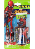 Firefly Spiderman szczoteczka do zębów 2 sztuki + pasta do zębów 75 ml + kubeczek, kosmetyczny zestaw dla dzieci