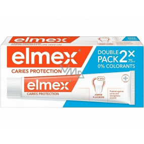 Elmex Ochrona przed próchnicą pasta do zębów z aminofluorkiem 2 x 75 ml, duopack