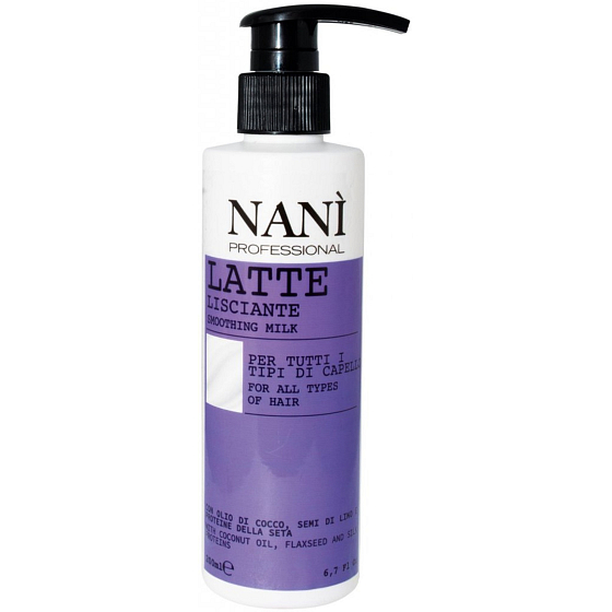 Naní Professional Milano Mleczko wygładzające do wszystkich rodzajów włosów 200 ml