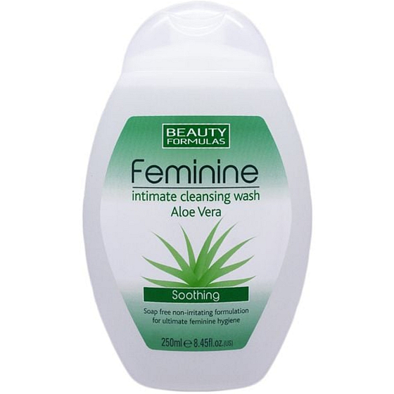 Beauty Formulas Feminine Soothing żel do higieny intymnej z aloesem 250 ml